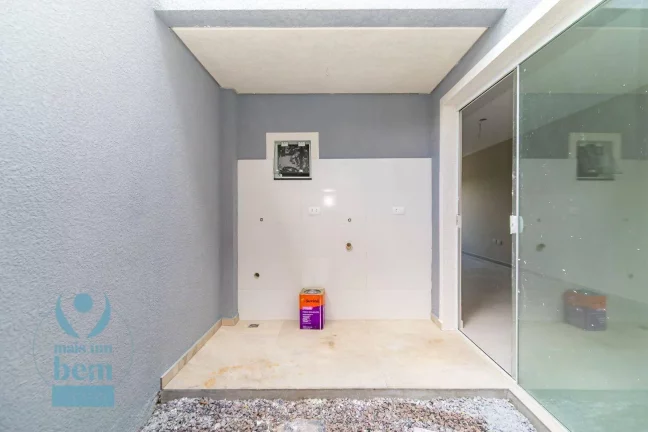 Imagem Sobrado novo com 3 quartos (1 suíte) à venda por R$ 465.000 - Campo Comprido - Curitiba/PR