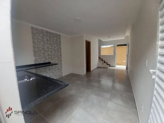 Imagem Sobrado com 2 dormitórios à venda, 55 m² por R$ 290.000,00 - Vila Caiçara - Praia Grande/SP
