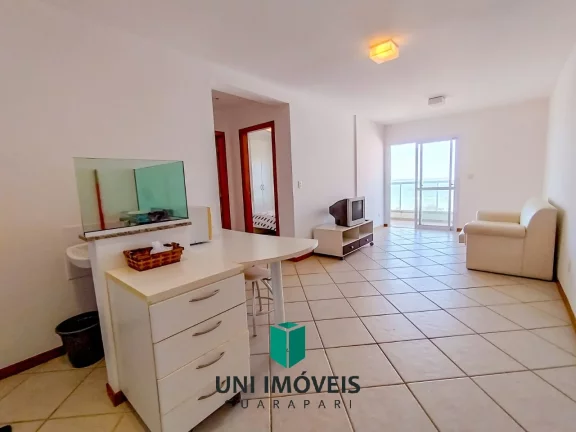 Imagem Apartamento na Praia das Castanheiras em Guarapari com 2 Quartos (1 Suíte), 2 Vagas, Frente para o Mar