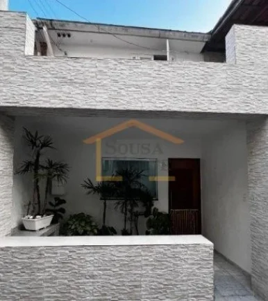 Imagem Sobrado 75m², 2 dormitórios, sendo 1 deles com varanda, sala, sala de jantar, cozinha, lavanderia,...