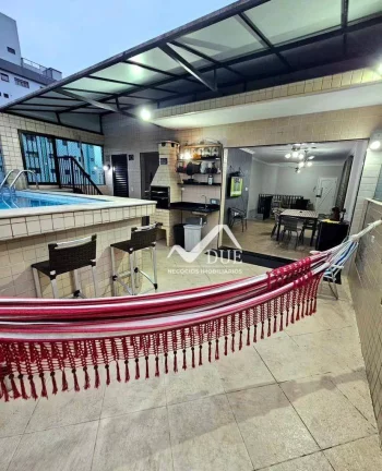 Imagem Cobertura com 4 dormitórios à venda, 194 m² por R$ 1.360.000 - Aparecida - Santos/SP