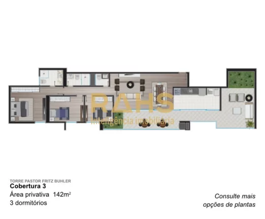 Imagem Um empreendimento que vem para agitar a cidade pelo seu incrível visual, fachada impactante, home c...