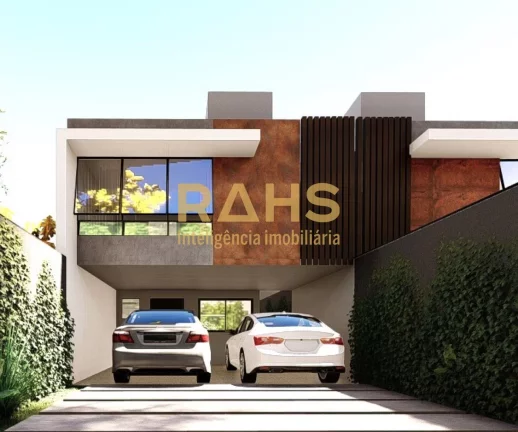 Maravilhoso sobrado geminado de alto padrão com 3 suítes, sendo 1 com closet a venda no bairro Sag...