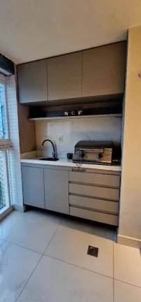 Imagem Apartamento mobiliado e equipado com varanda/sacada e área de lazer completo no Altiplano - AP2726.