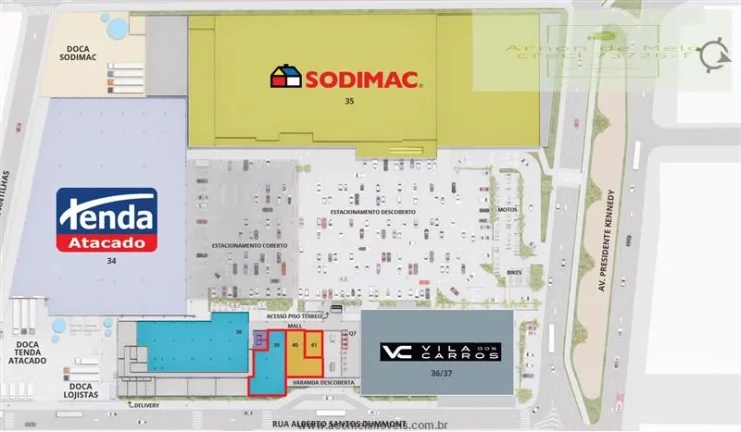 Imagem Lojas Shopping para locação em Praia Grande no bairro Aviação
