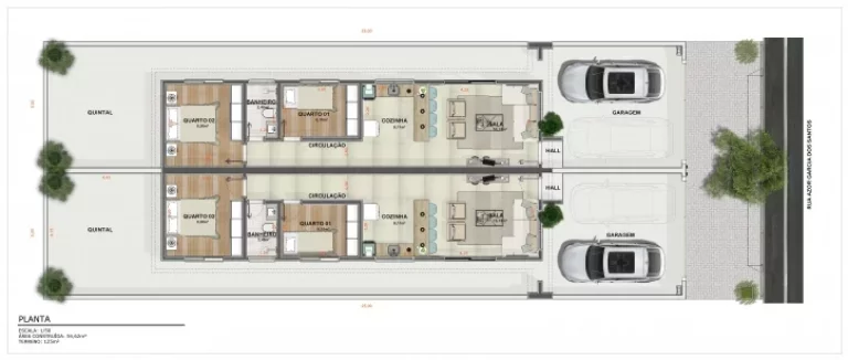 Imagem CASA NOVA. PARQUE JARAGUÁ, ÁREA CONSTRUÍDA 54,62 m²