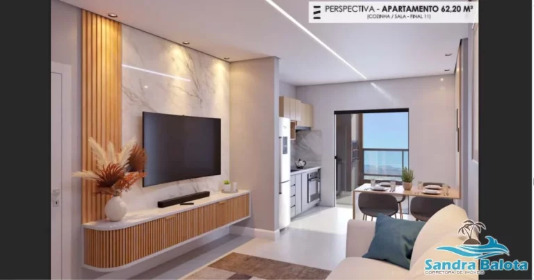 Imagem Apartamentos de 1 dormitório e 2 dormitórios/Perequê Açú