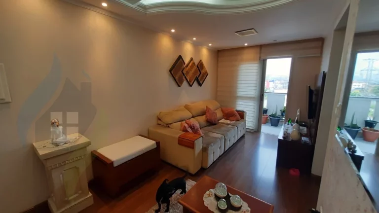 Imagem Apartamento de 3 dormitórios, 2 banheiro, 1 vagas, com 75m² em Rude Ramos, São Bernardo do Campo