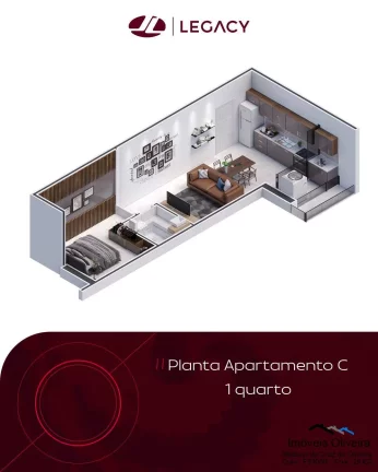 Imagem APTO COM 1 QUARTO - ED. LEGACY - CENTRO A PARTIR DE R$ 568.000,00