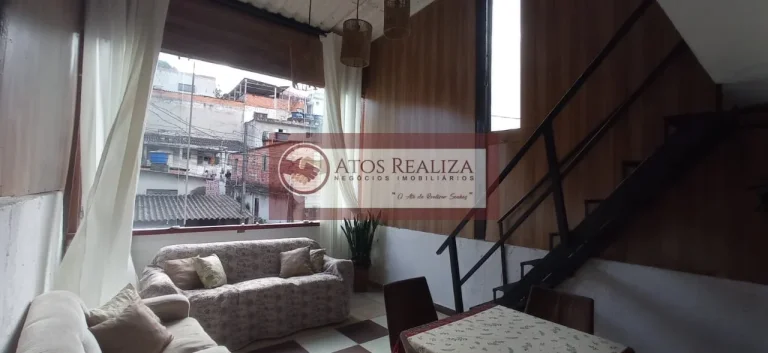 Imagem Vendo OPORTUNIDADE, Assobradado de 148m² no Jardim Castro Alves, com 2 dormitórios, 2 Vagas de Garagem, terraço com churrasqueira, por R$265K para venda.