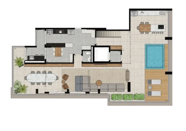 Imagem Sofisticação, conforto e conveniência. Com um design moderno e elegante, esse empreendimento prop...