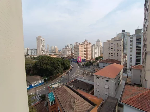 Imagem Apartamento com 2 dormitórios à venda, 90 m² por R$ 550.000,00 - Aparecida - Santos/SP