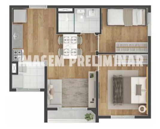 Imagem APARTAMENTO RESIDENCIAL em São Paulo - SP, Vila Campo Grande