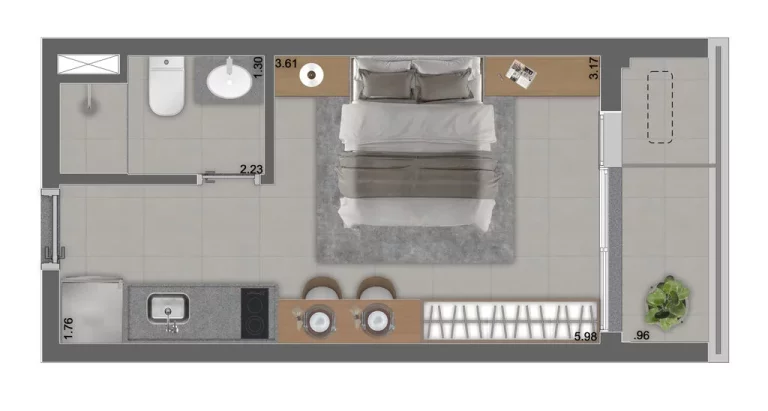 Imagem Lançamento de Apartamentos studios e 1 dormitório na Vila Mariana