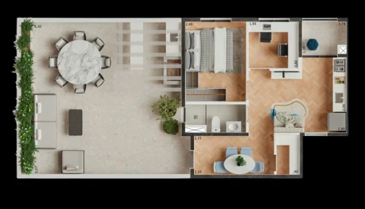 Imagem Uma localização que oferece tudo o que precisa, cercada de infraestrutura em um residencial planej...