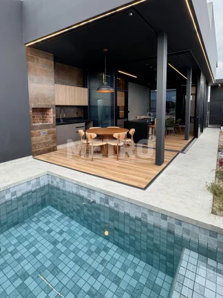 Imagem Casa no Buona Vita com 3 quartos, sendo todos suítes, uma com closet, piscina
