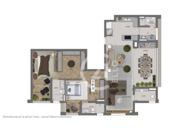 Imagem Apartamento 146m2 de Alto Padrão – Vila Nova Conceição