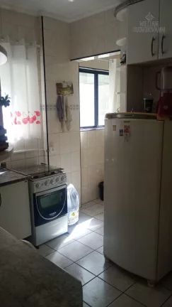 Imagem Apartamento em Praia Grande, Guilhermina, com 1 quarto e sacada, 49m².