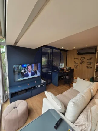 Imagem Apartamento à venda no Campo Belo, São Paulo-SP: 1 quarto, 2 salas, 1 banheiro, vaga de garagem!