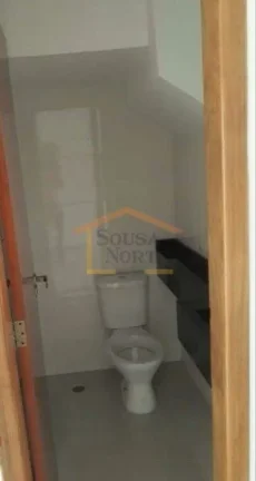 Imagem Sobrado novo, 3 dormitórios, sendo 1 suíte, 2 banheiros, lavabo, espaço gourmet, lavanderia, fino...