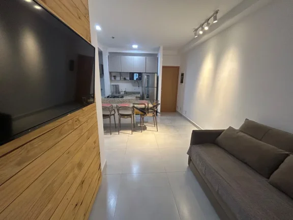 Imagem APARTAMENTO PRAIA GRANDE com 2 dormitórios sendo 1 suíte,1 vaga de garagem, varanda gourmet com churrasqueira