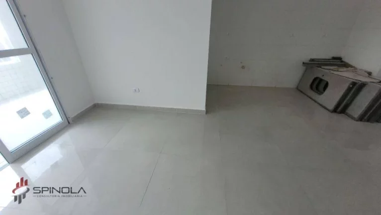 Imagem Apartamento com 1 dormitório à venda, 46 m² por R$ 310.750,37 - Mirim - Praia Grande/SP