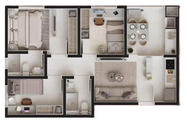 Imagem Fortune - Breve Lançamento - Apartamento à venda no bairro Hauer - Curitiba/PR