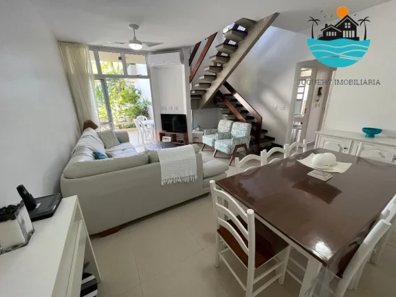 Imagem Juquehy Casa para Alugar Temporada com 3 dormitórios, 1 suíte, 350m da praia - Acomodação máx. 8 pessoas | Juquehy Imobiliária