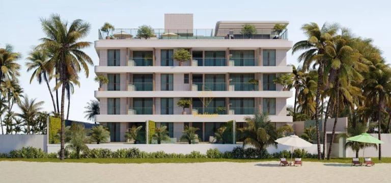 Imagem Apartamentos térreo em L com piscina privativa e pé na areia no Bessa - AP1412