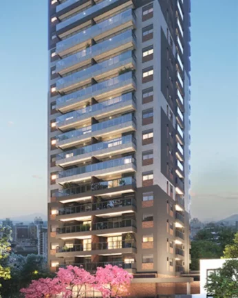 Imagem Apartamento com 1 quarto a venda em Campo Belo São Paulo SP, apartment in São Paulo Brazil, apartamento 1 dormitório no bairro Campo Belo São Paulo