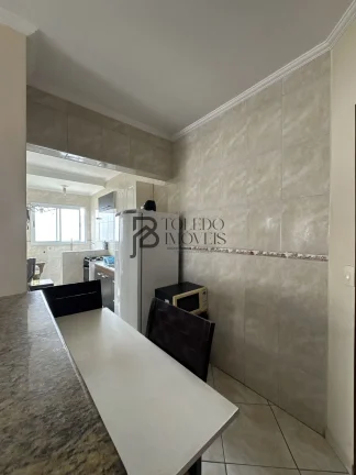Imagem Apartamento PORTEIRA FECHADA, 01 dormitório, com sacada e 41 m² de área útil - LAZER COMPLETO - Mirim/PG