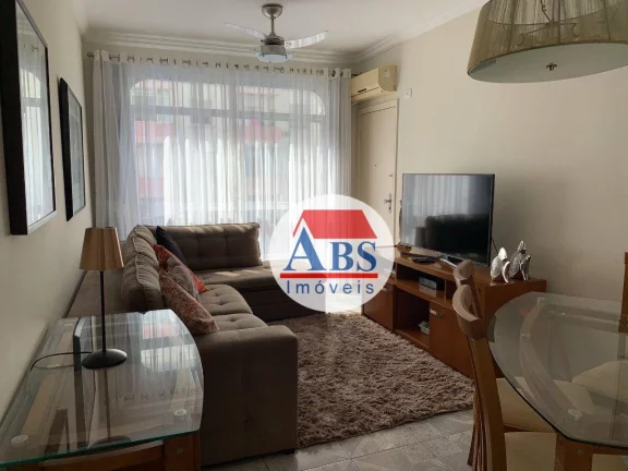 Imagem Apartamento com 3 dormitórios à venda, 99 m² por R$ 664.000 - Embaré - Santos/SP Prédio frente mar