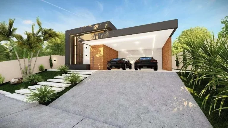 Imagem Viva com Estilo: Casa de Alto Padrão com 3 Suítes em Condomínio Fechado!