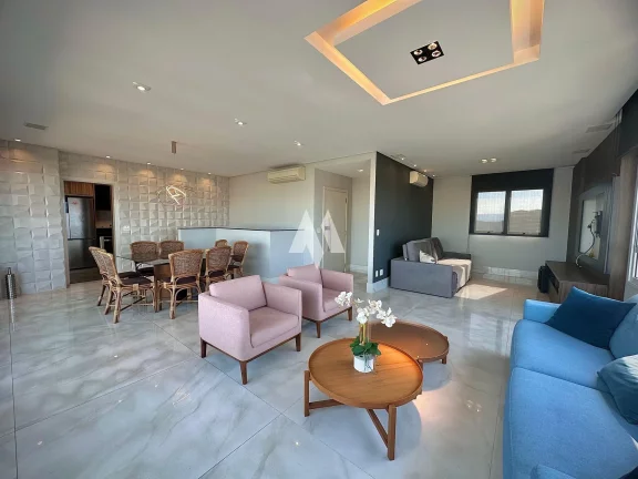 Imagem Apartamento Duplex Alto Padrão vista mar à Venda na quadra da praia no Embaré - Santos/SP