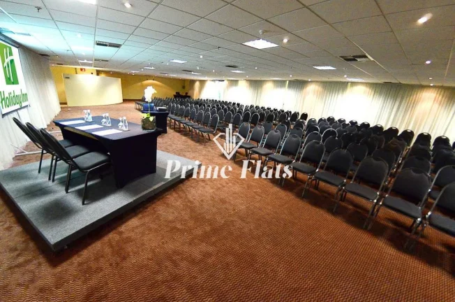 Imagem Flat disponível para venda no Holiday Inn Anhembi, com 26m², 1 dormitório e 1 vaga