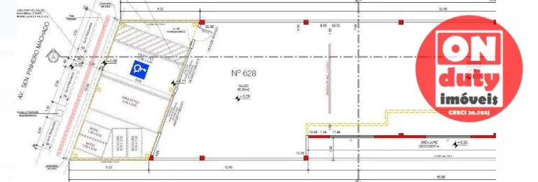 Imagem Loja para alugar, 322 m² por R$ 20.036,00/mês - Marapé - Santos/SP