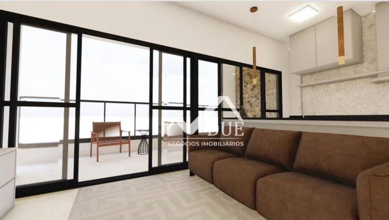 Imagem Apartamento com 2 quartos c/ lazer à venda, 75 m² por R$ 994.420 - José Menino - Santos/SP