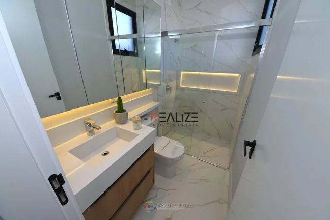 Imagem Casa moderna com 3 suítes e escritório à venda, por R$ 2.100.000 - Condomínio Próximo Parque Ecológico - Indaiatuba/SP