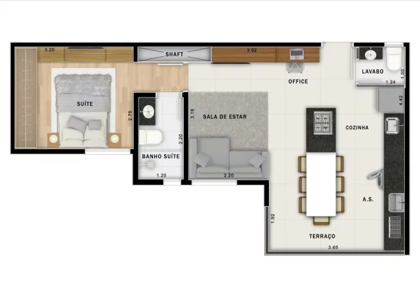 Imagem APARTAMENTO RESIDENCIAL em Santo André - SP, Jardim