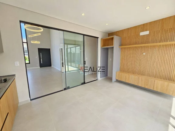 Imagem Casa de esquina em condomínio alto padrão, com 3 suítes e escritório à venda, por R$ 2.000.000 - Indaiatuba Interior de São Paulo