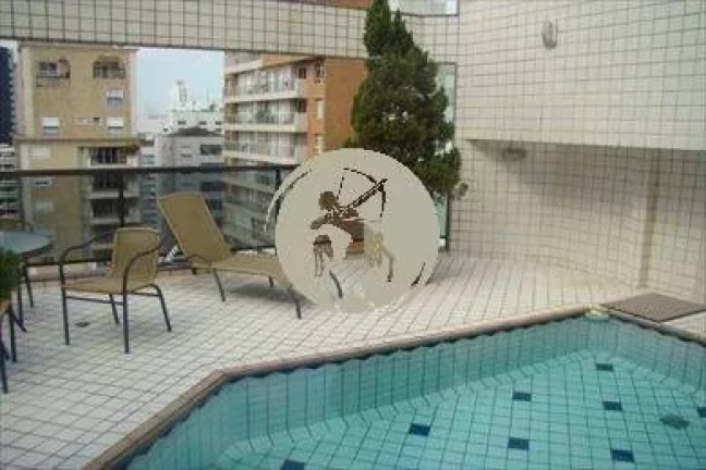 Imagem COBERTURA DUPLEX DE ALTO PADRÃO A VENDA NO BAIRRO DO GONZAGA EM SANTOS SIMPLESMENTE FANTÁSTICA, AA...