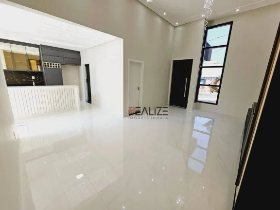 Imagem Casa moderna com piscina e 3 suítes à venda, 151 m² por R$ 1.290.000 - Condomínio Fechado - Indaiatuba/SP