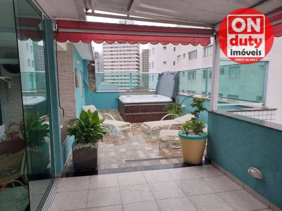 Imagem Cobertura com 2 dormitórios à venda, 160 m² por R$ 1.000.000,00 - Jardim Las Palmas - Guarujá/SP