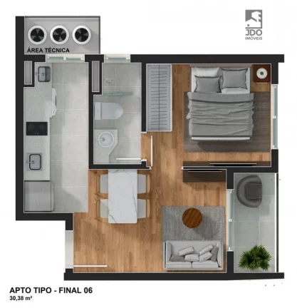 Imagem Apartamento a Venda no bairro Mercês - Curitiba, PR