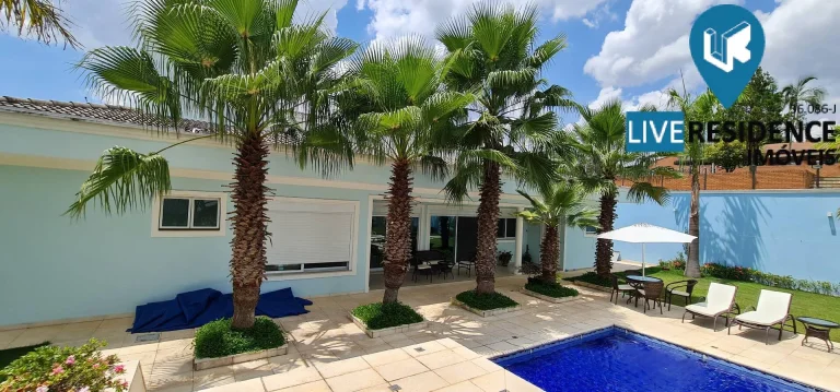 Imagem Casa Térrea, Alto Padrão, 4 Suítes e Piscina no Parque da Fazenda