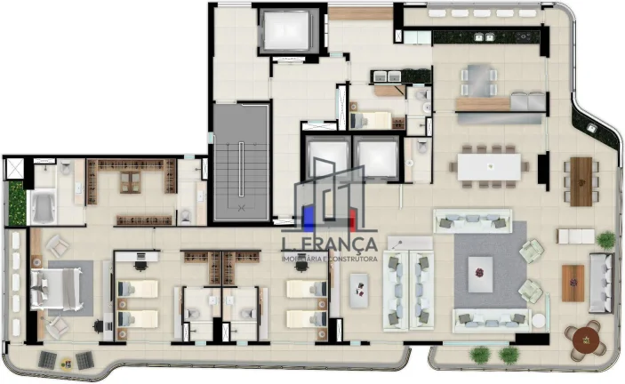 Imagem Apartamento com 4 dormitórios à venda por R$ 4.017.789 - Meireles - Fortaleza/CE