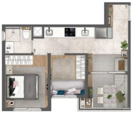 Imagem A localizaÃ§Ã£o dos apartamentos da Linha Today Smart Life prioriza sempre a proximidade com estaÃ§Ã...