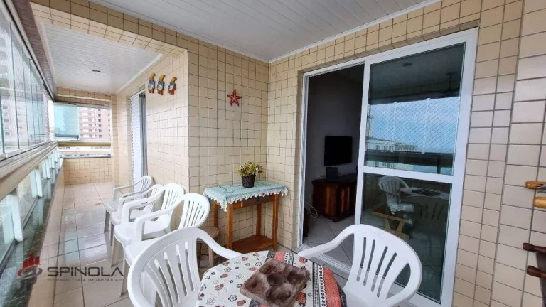 Imagem Apartamento com 3 dormitórios à venda, 140 m² por R$ 750.000,00 - Vila Caiçara - Praia Grande/SP