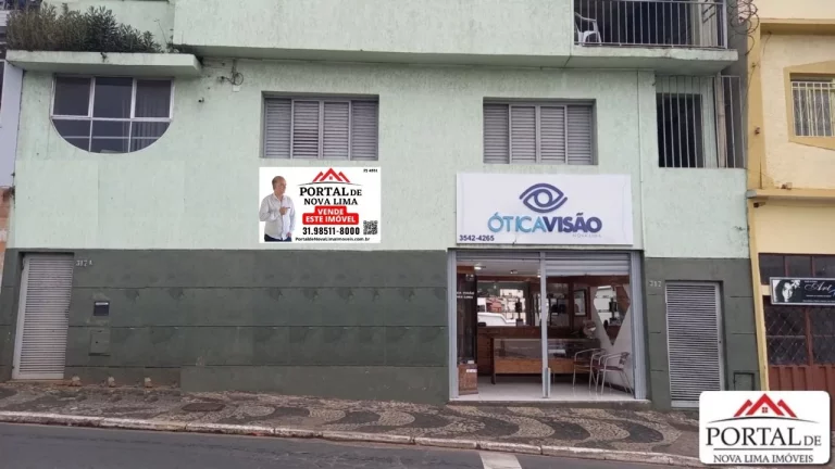 Casa à venda em Nova Lima é composto por duas casas e uma loja, todas já alugadas e com renda garantida.