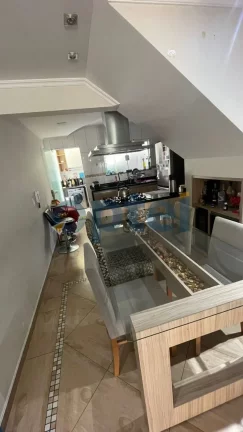 Imagem LINDO SOBRADO COM 101 M² , 03 DORMITÓRIOS (1 SUITE) ,SALA DOIS AMBIENTES,COZINHA PLANEJADA, VILA ASSUNÇÃO, SANTO ANDRÉ, SP.
